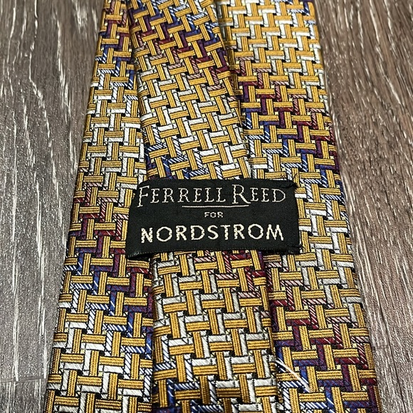 Nordstrom Ferrell Reed Silk Tie Made in Italy - Picture 2 of 2